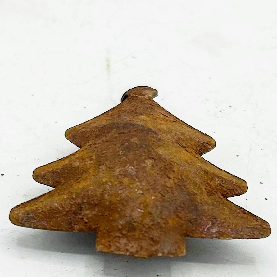 Set of 20 Rusty Tree Shaped Bells 2" H - Image 4
