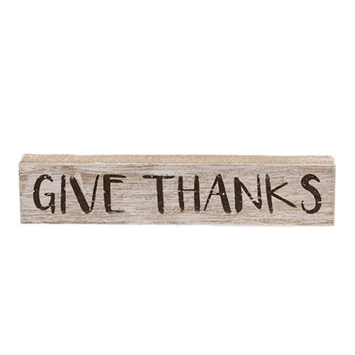 Set of 3 Always Give Thanks Pumpkin Blocks - Image 5