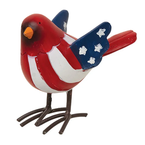 Set of 3 Americana Bird Resin Figures - Image 3