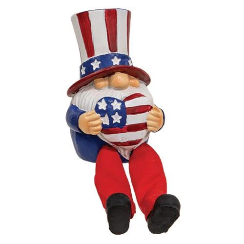 💙 Set of 3 Americana Gnomes with Dangle Legs - Image 3