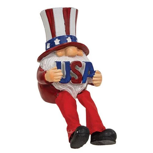 💙 Set of 3 Americana Gnomes with Dangle Legs - Image 4