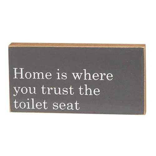 Set of 3 Bathroom Block Signs Guest Bathroom and Sprinkles - Image 3
