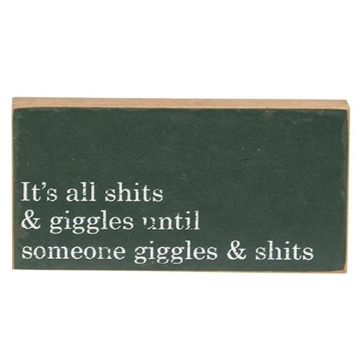Set of 3 Bathroom Instructions Block Signs - Image 5