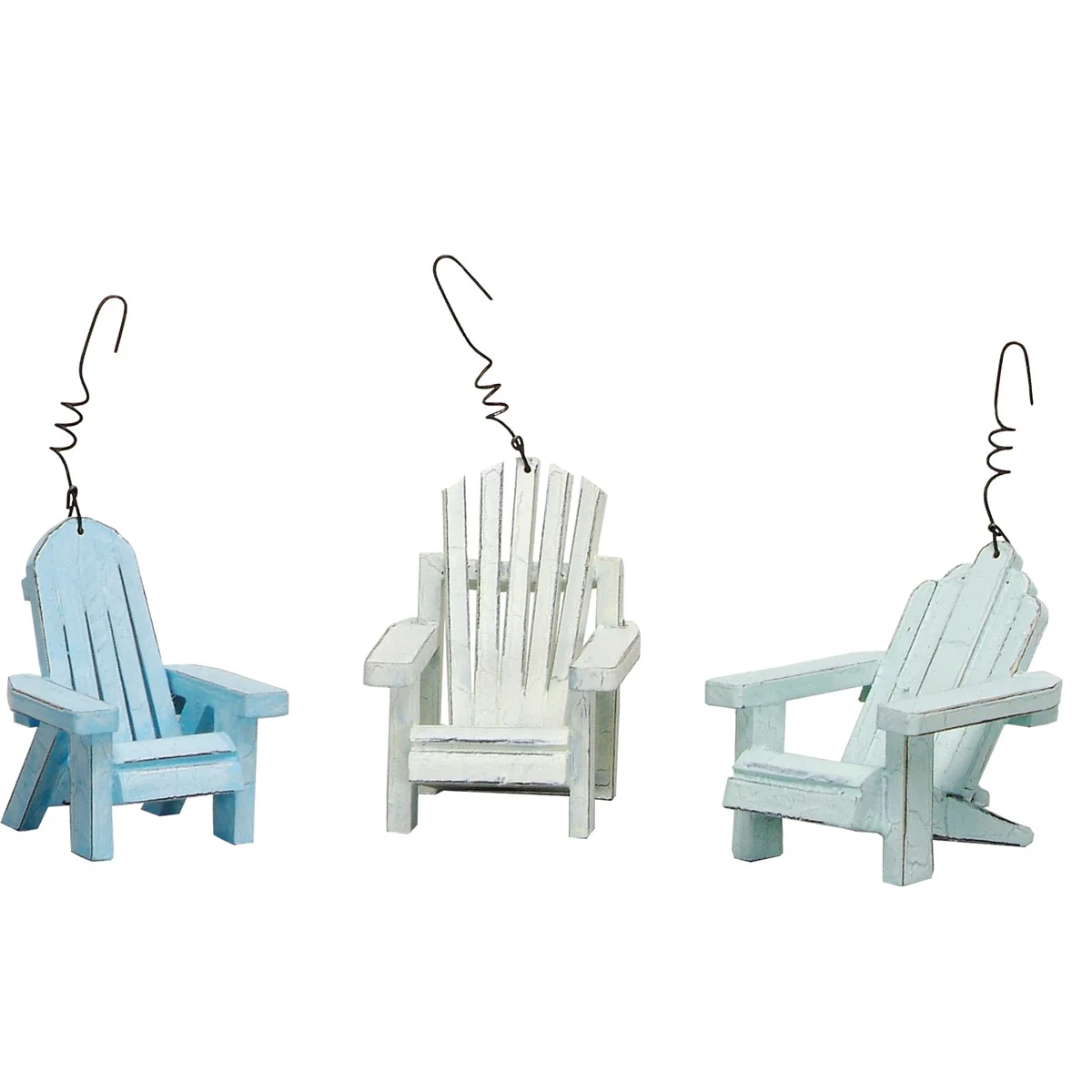 DAY 2 โ๏ธ 14 SUNNY BEACH DAYS ๐ Set of 3 Beach Chair Ornament Set