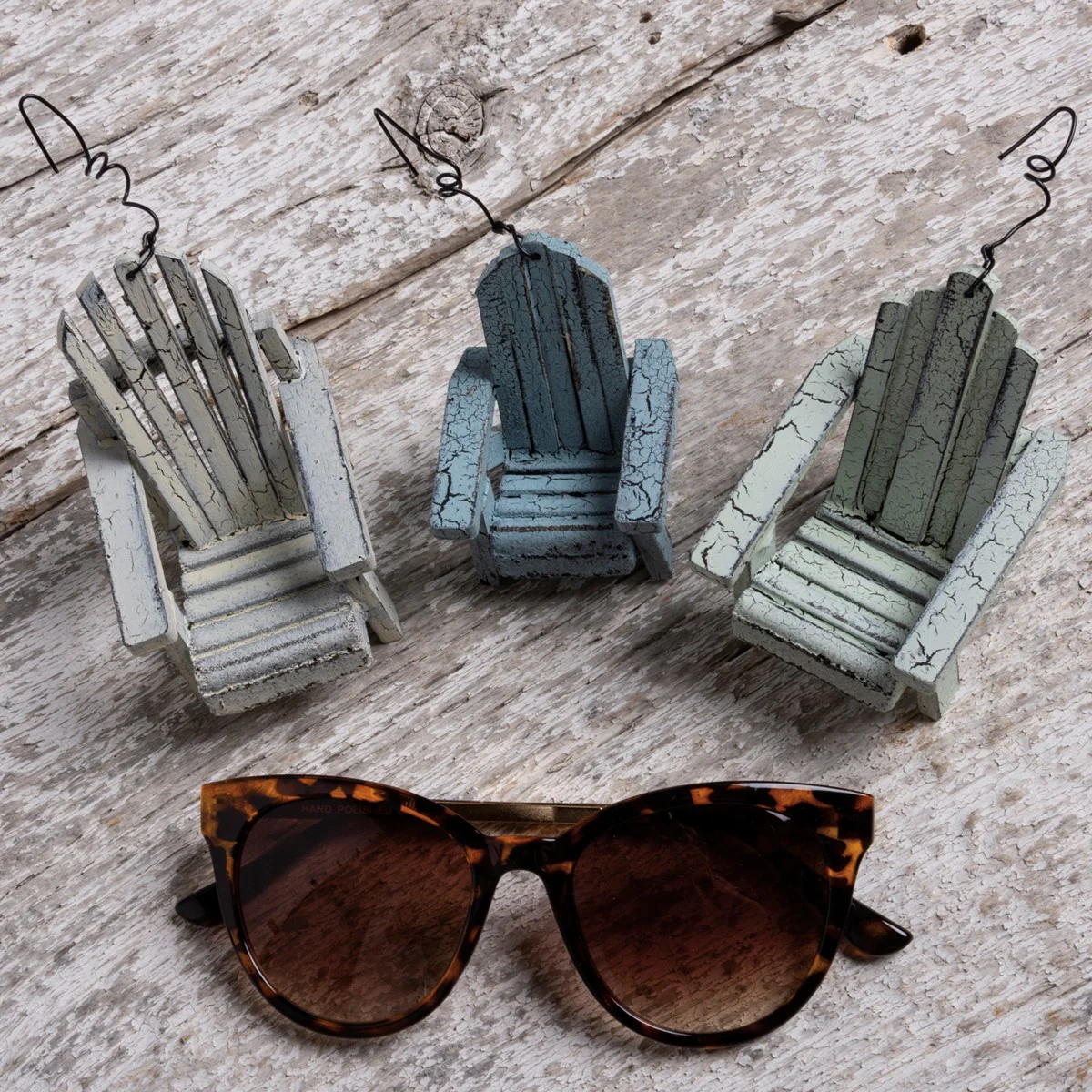 DAY 2 โ๏ธ 14 SUNNY BEACH DAYS ๐ Set of 3 Beach Chair Ornament Set - Image 3