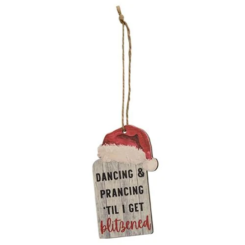 ๐ Surprise Me Sale ๐คญ ๐ Set of 3 Blitzened Wine Tag Ornaments - Image 3