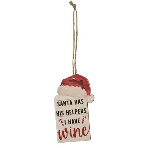 ๐ Surprise Me Sale ๐คญ ๐ Set of 3 Blitzened Wine Tag Ornaments - Image 4