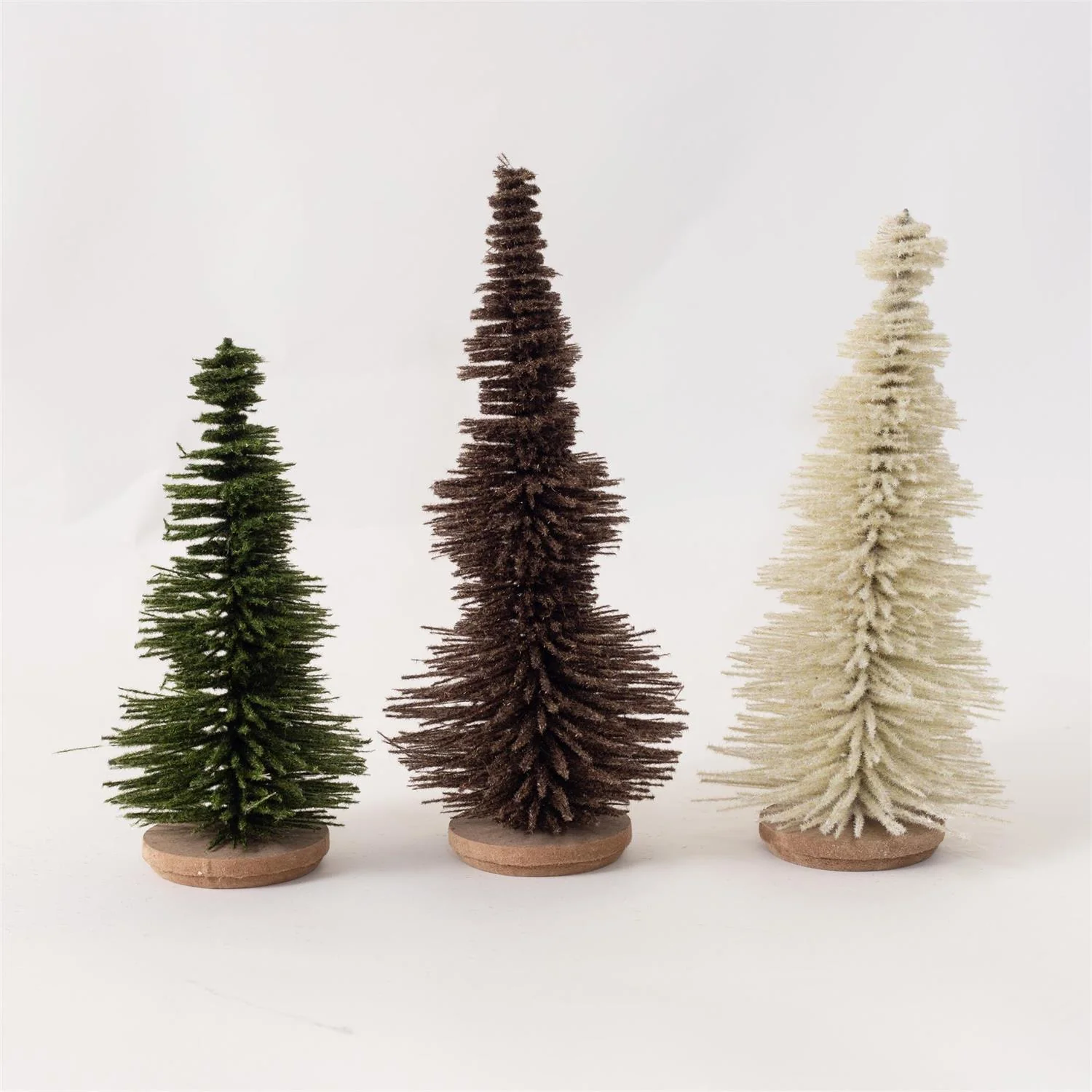 Set of 3 Bottle Brush Trees - Image 2