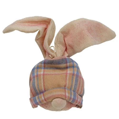 Set of 3 Bunny Head Fabric Ornaments - Image 2