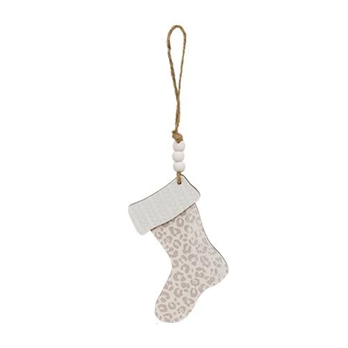 Set of 3 Cheetah Print Winter Clothes Ornaments - Image 4