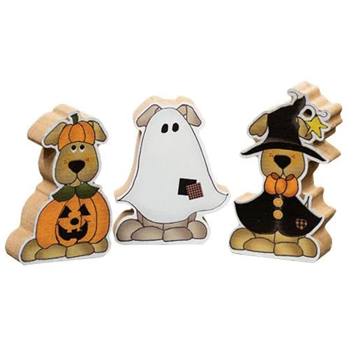 💙 Set of 3 Chunky Halloween Costume Puppy Sitters - Image 2