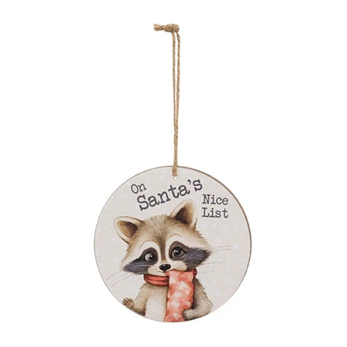 DAY 13 ✨ 25 Days of Ornaments ✨ Set of 3 Cozy Winter Animal Round Ornaments - Image 4