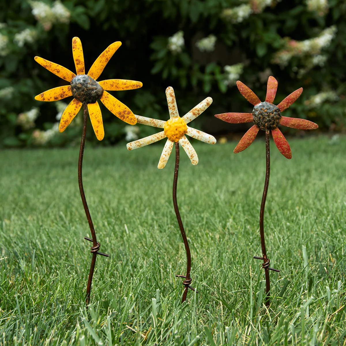 Set of 3 Daisies 16" Metal Pick Set - Image 2