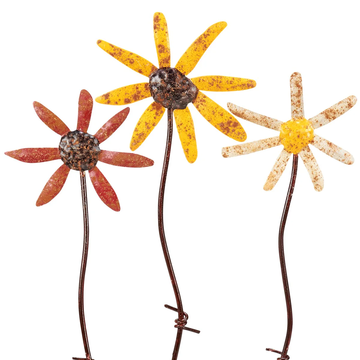 Set of 3 Daisies 16" Metal Pick Set - Image 4