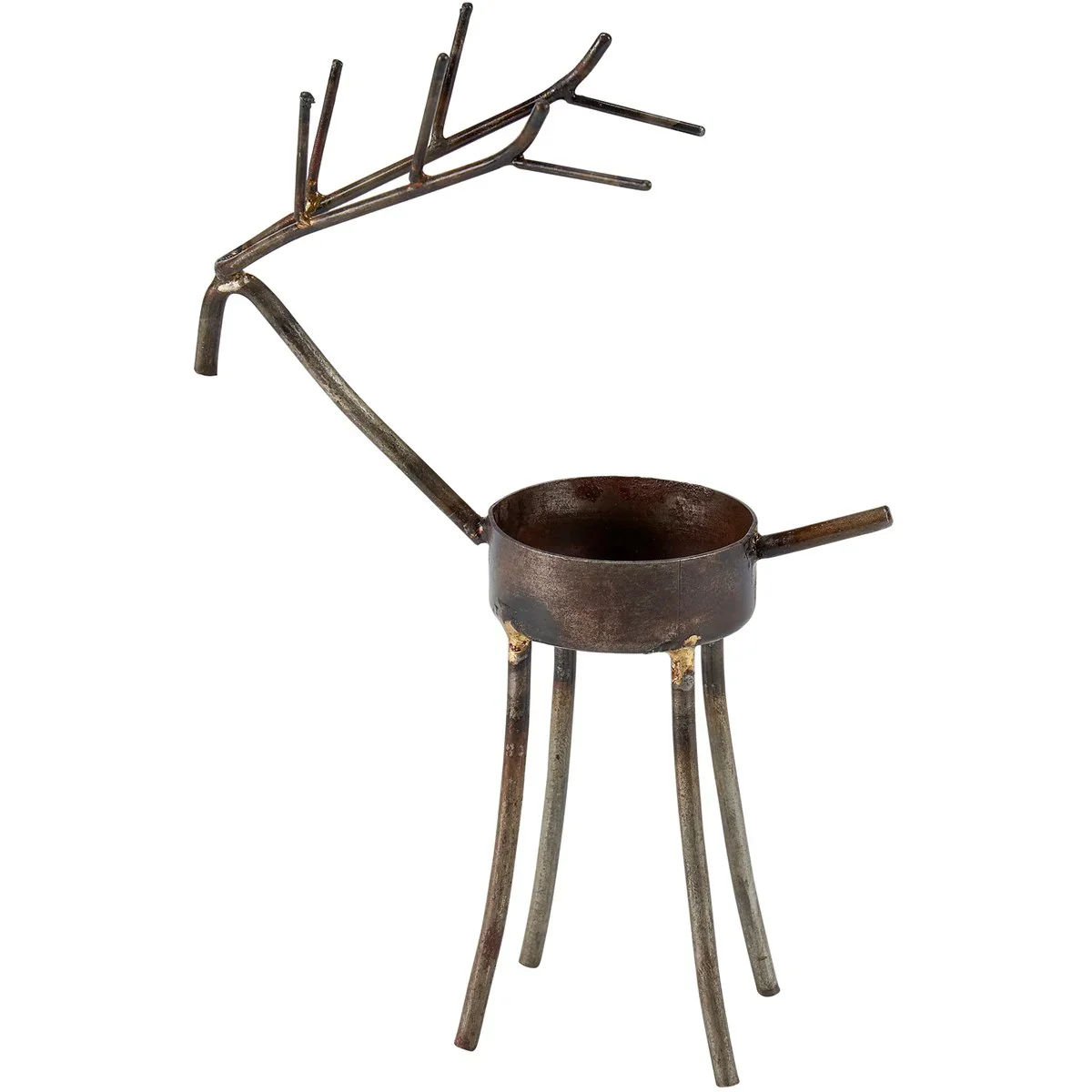 Set of 3 Deer Candle Holders - Image 3