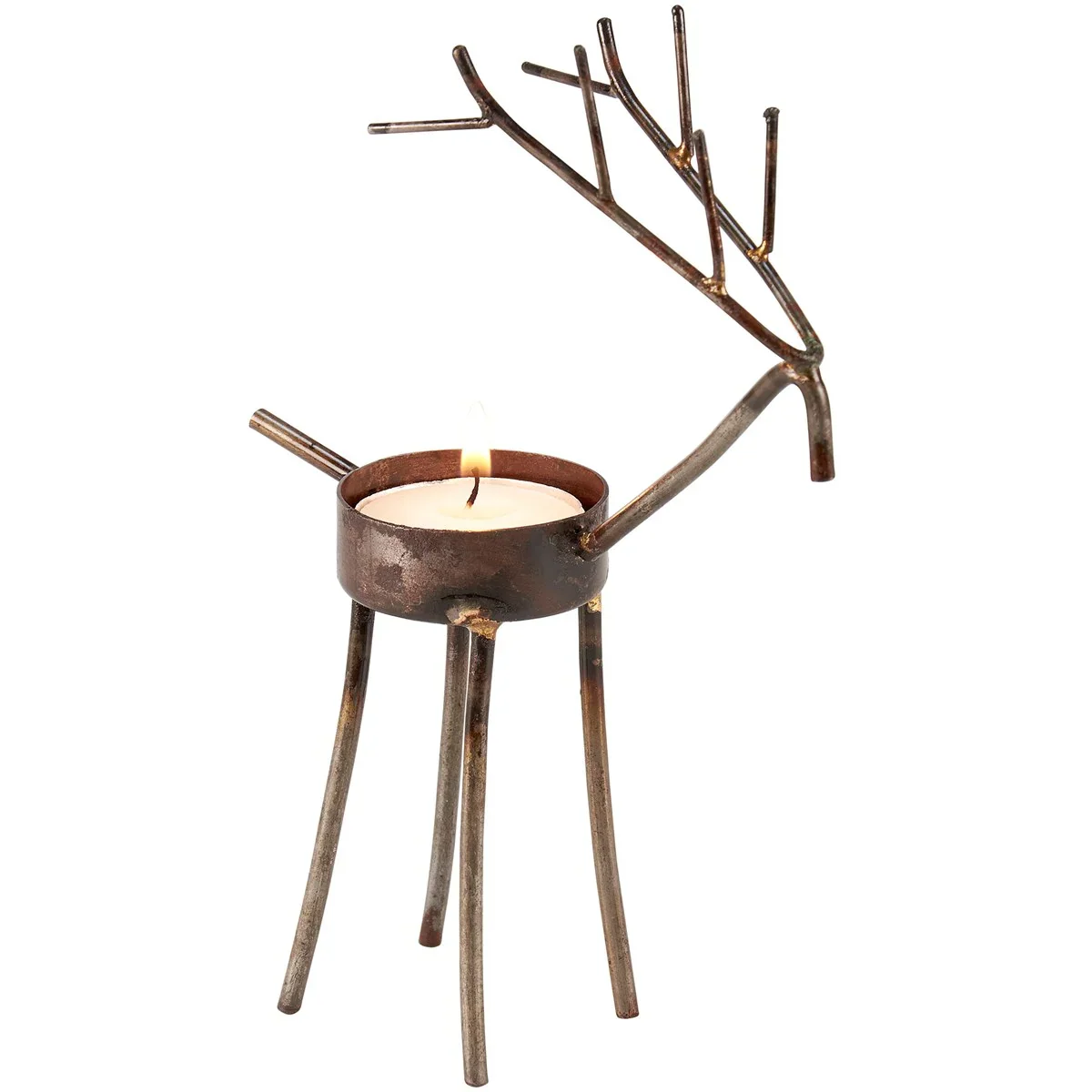 Set of 3 Deer Candle Holders - Image 7