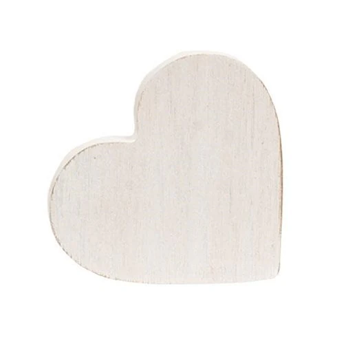 Set of 3 Distressed Wooden Heart Sitters - Image 4