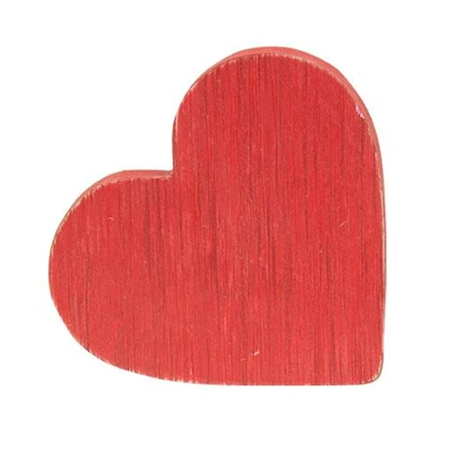 Set of 3 Distressed Wooden Heart Sitters - Image 5