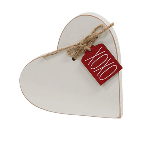 DAY 1 💗 14 DAYS OF LOVE 💗 Set of 3 Distressed Wooden Sweetheart Sitters - Image 3