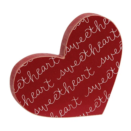 DAY 1 💗 14 DAYS OF LOVE 💗 Set of 3 Distressed Wooden Sweetheart Sitters - Image 4