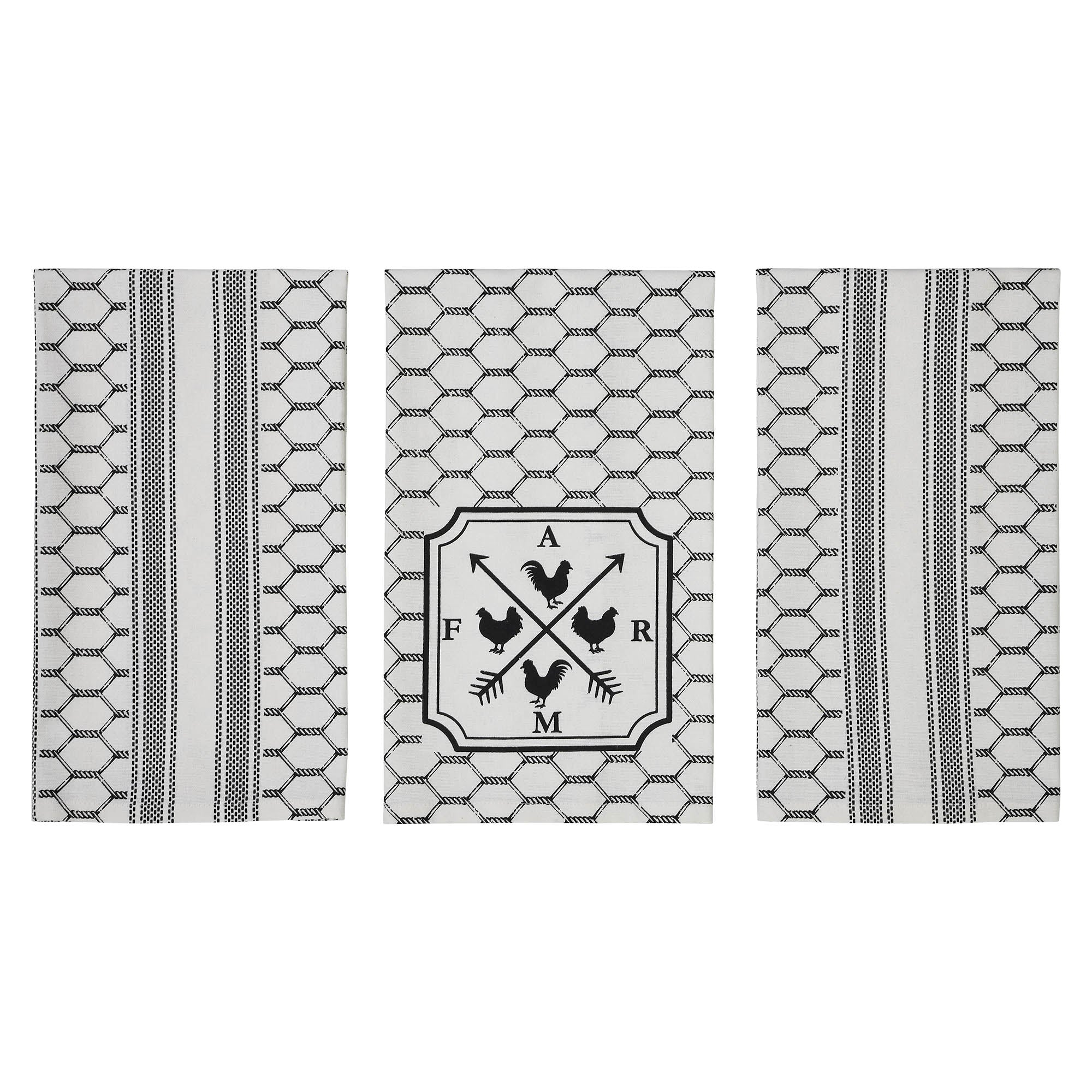 Set of 3 Down Home Farm Tea Towels - Image 5