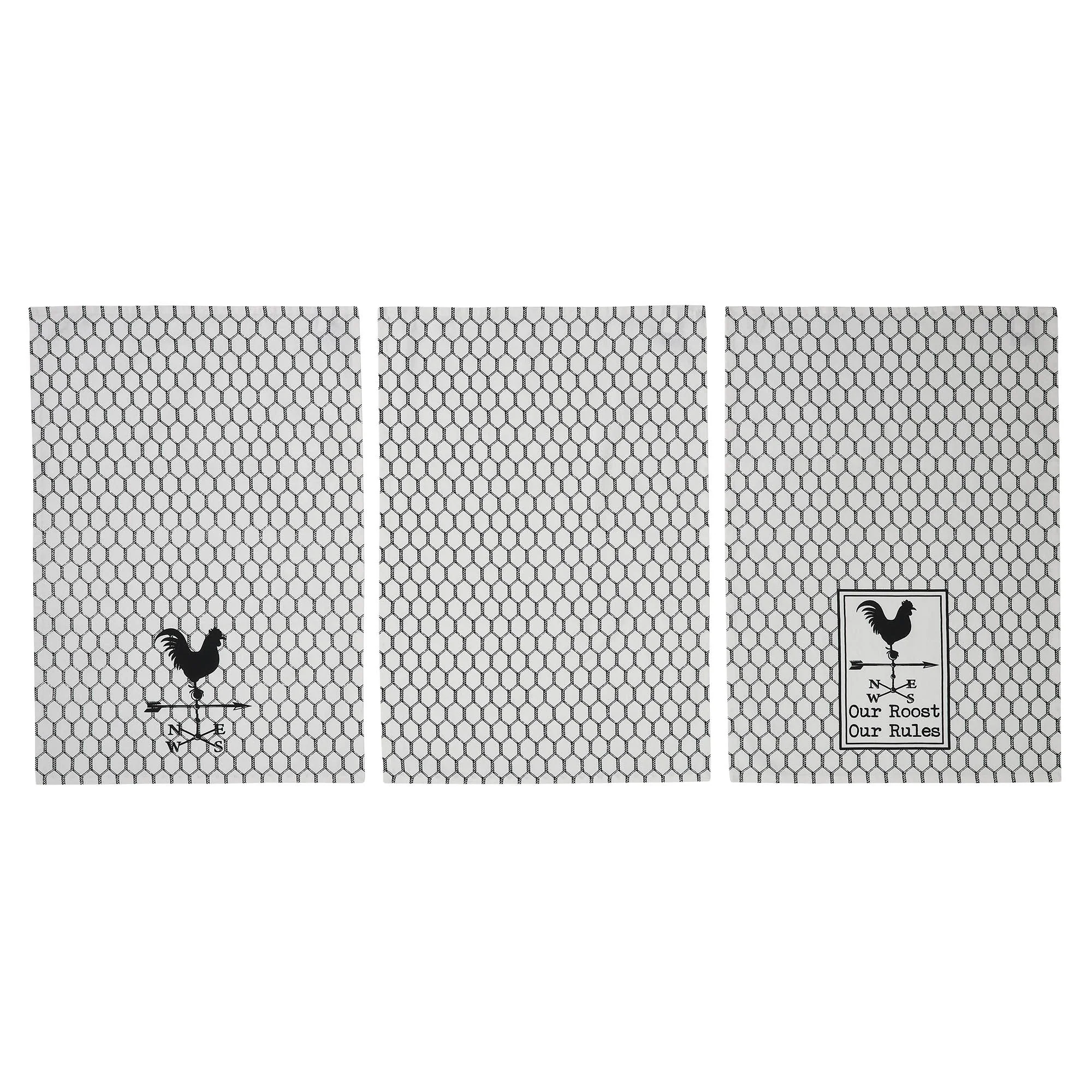 Set of 3 Down Home Our Roost Tea Towels - Image 5
