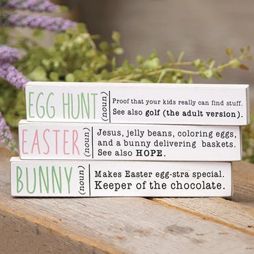 Set of 3 Easter Definition Mini Sticks - Image 2