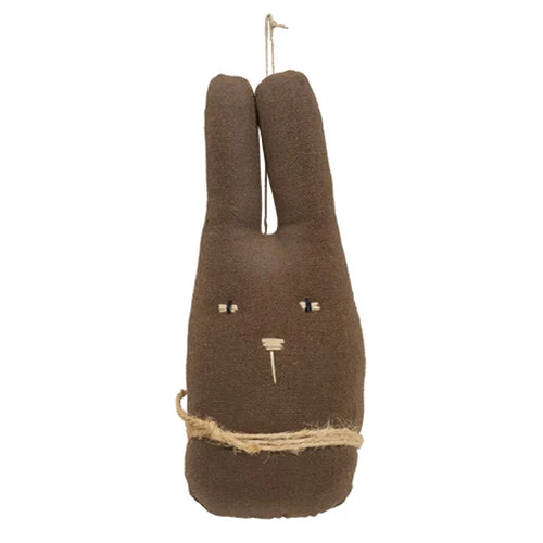 Set of 3 Fabric Rabbit Head Ornaments - Image 3
