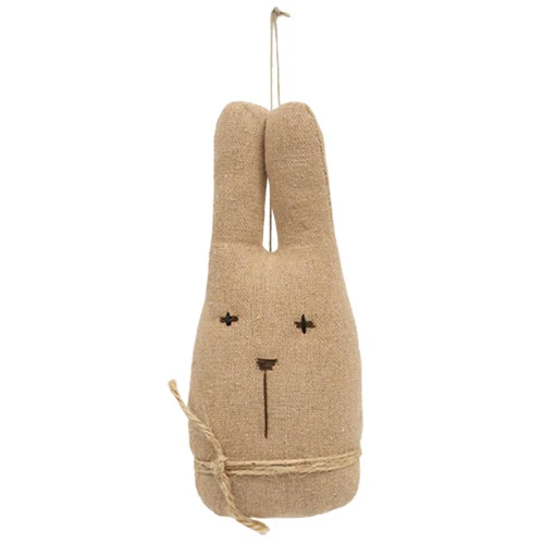 Set of 3 Fabric Rabbit Head Ornaments - Image 4