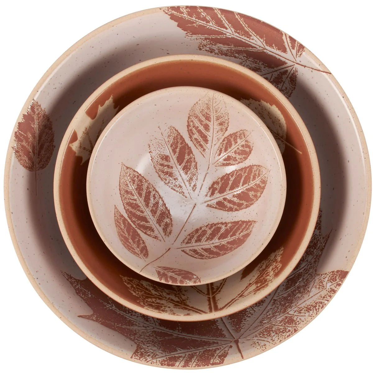 Set of 3 Fall Leaves Bowl Set - Image 2