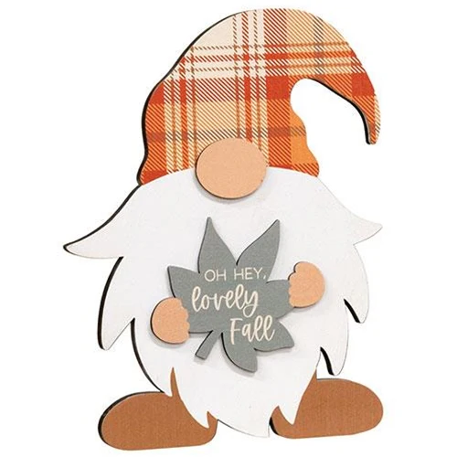 Set of 3 Fall Love Gnome Easel Signs - Image 3