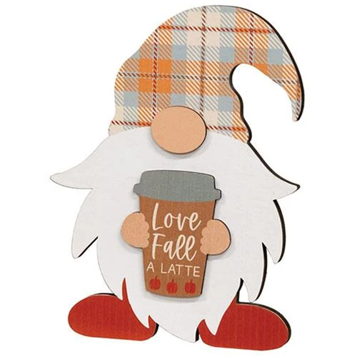 Set of 3 Fall Love Gnome Easel Signs - Image 4