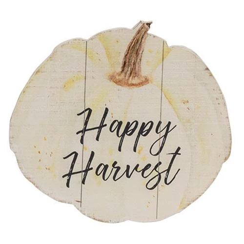 Set of 3 Fall Watercolor Pumpkin Wooden Signs - Image 4