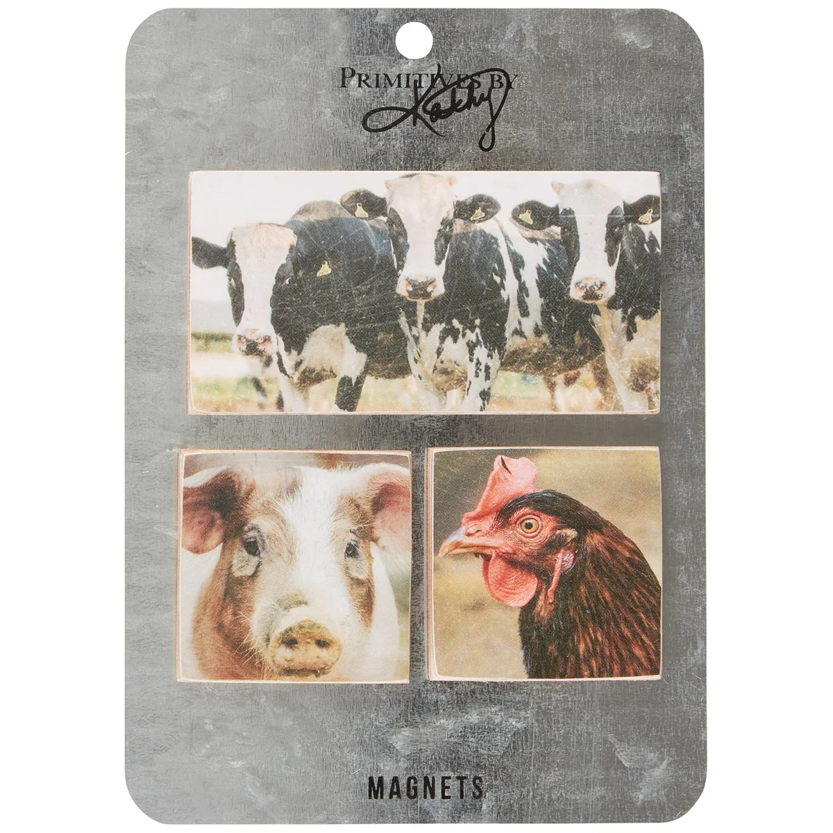 Surprise Me Sale 🤭 Set of 3 Farm Animals Cow Pig Chicken Magnet Set