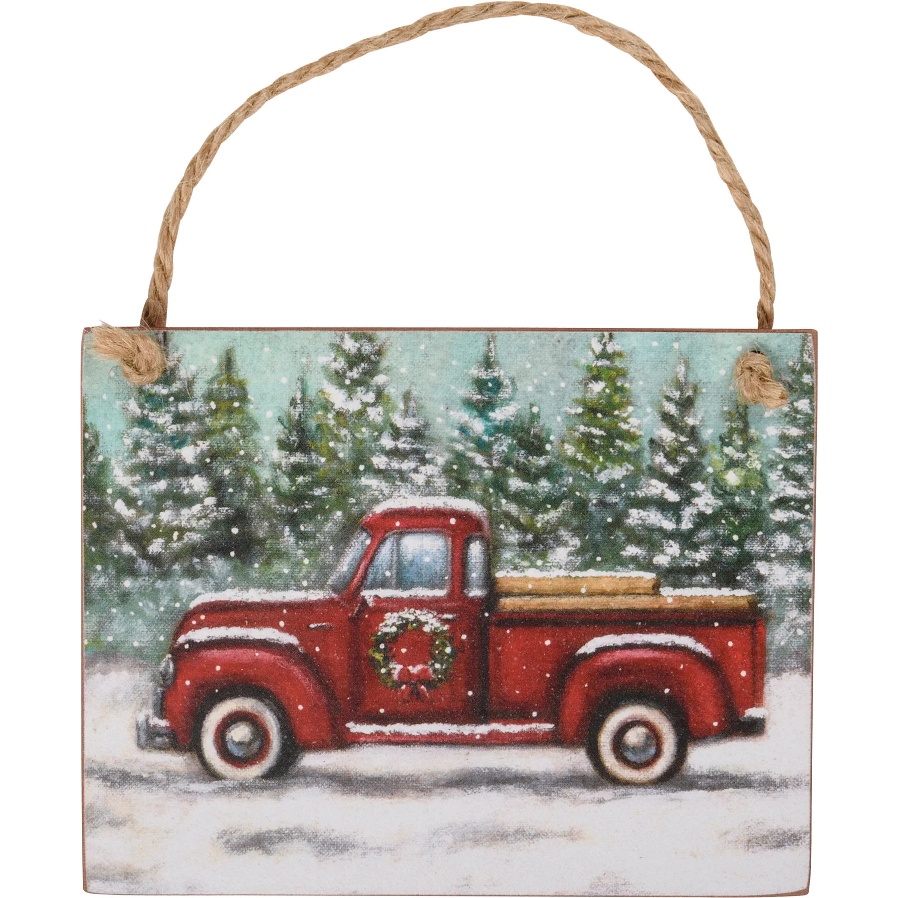 ๐ Set of 3 Farm Life Truck and Barn Ornament Set - Image 3