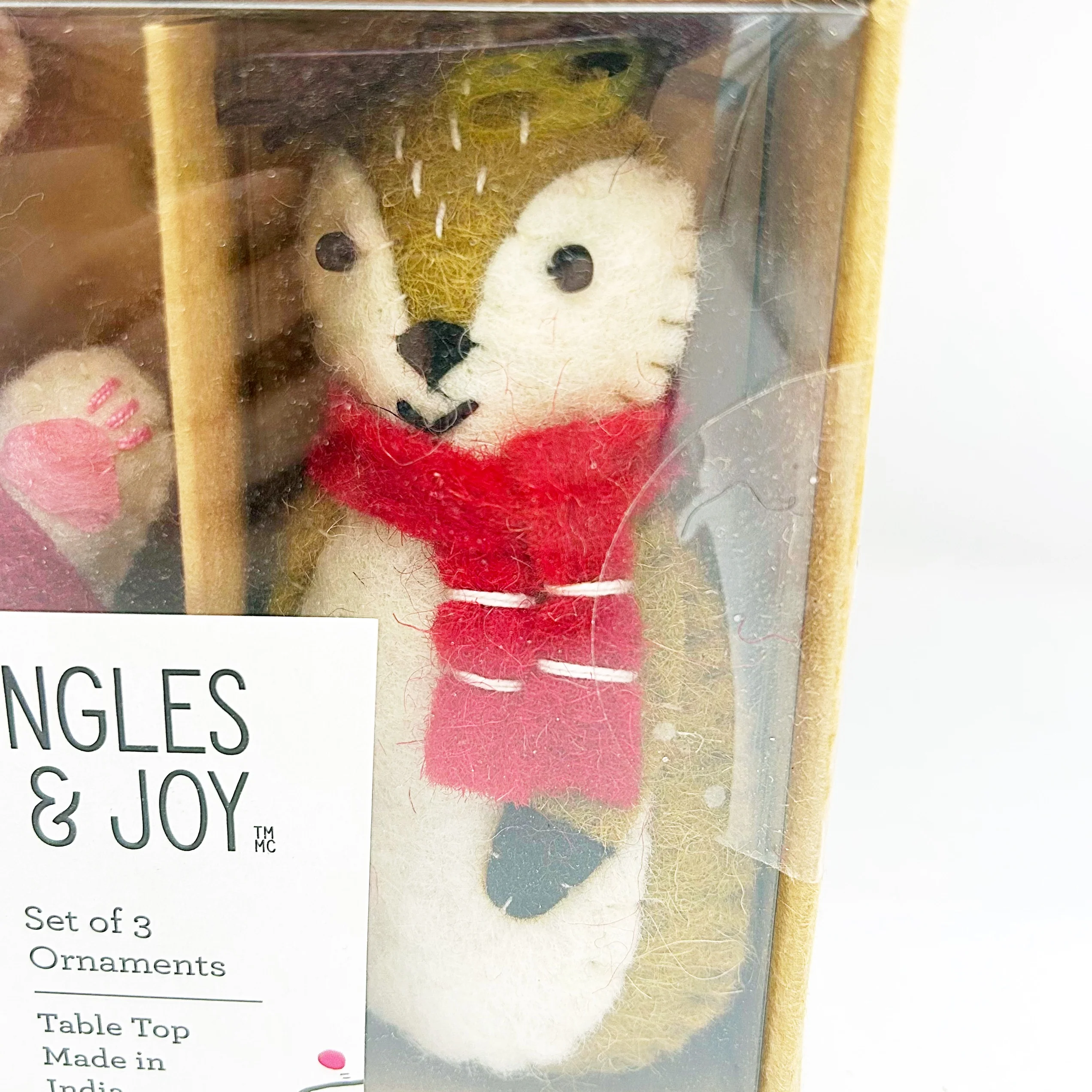 ๐ Set of 3 Felt Ornaments Penguin Polar Bear and Deer - Image 5