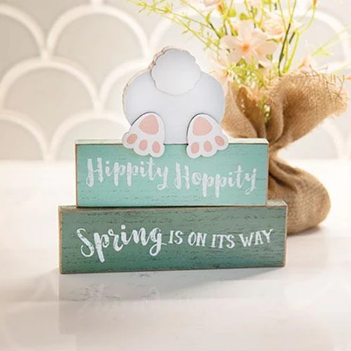 💙 Set of 3 Hippity Hoppity Bunny Bum Blocks - Image 2