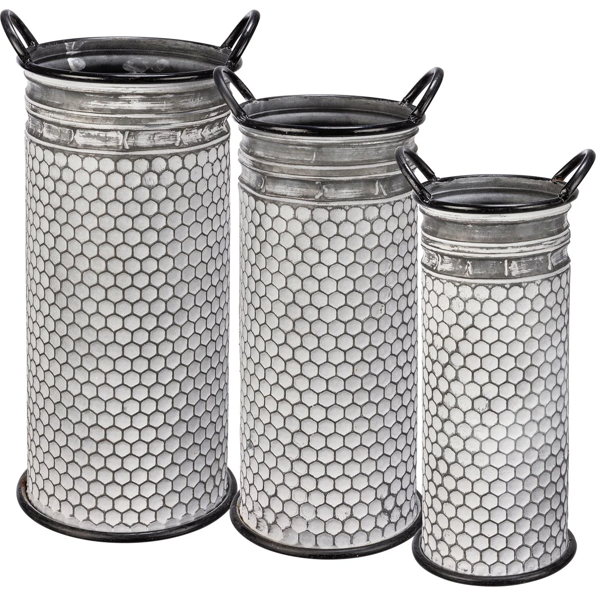 Set of 3 Honeycomb Tall Bucket Set - Image 4