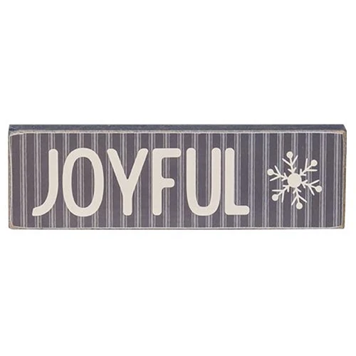 ๐ Set of 3 Let It Snow Skinny Wooden Block Signs - Image 3