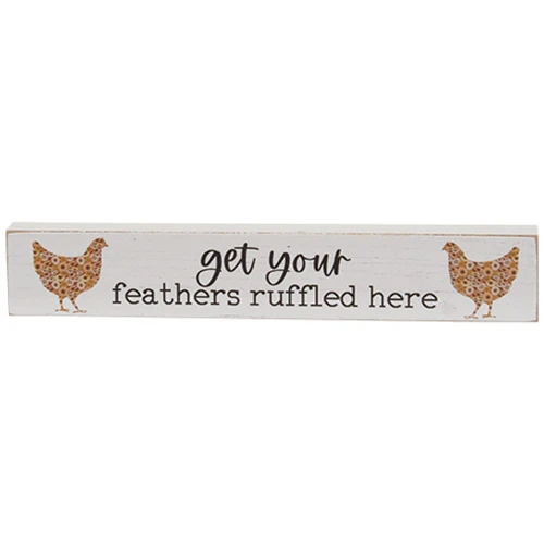 Set of 3 Let's Go Girls Floral Chicken Mini Sticks - Image 3
