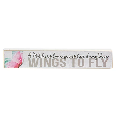 Set of 3 Motherhood Butterfly Mini Stick Signs - Image 3