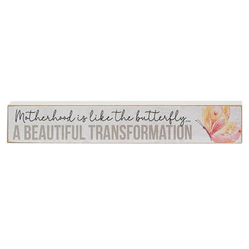 Set of 3 Motherhood Butterfly Mini Stick Signs - Image 4