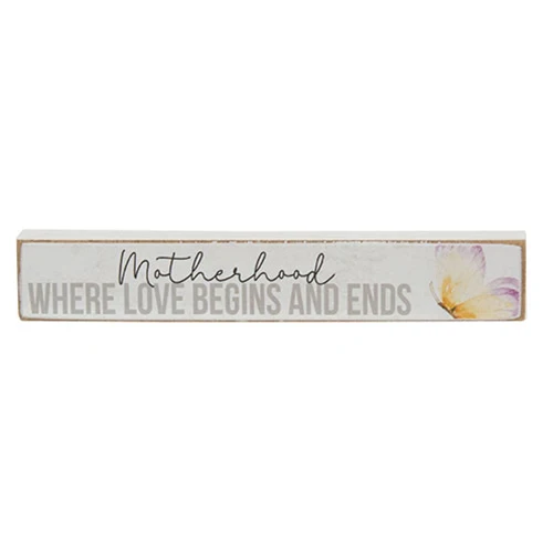 Set of 3 Motherhood Butterfly Mini Stick Signs - Image 5
