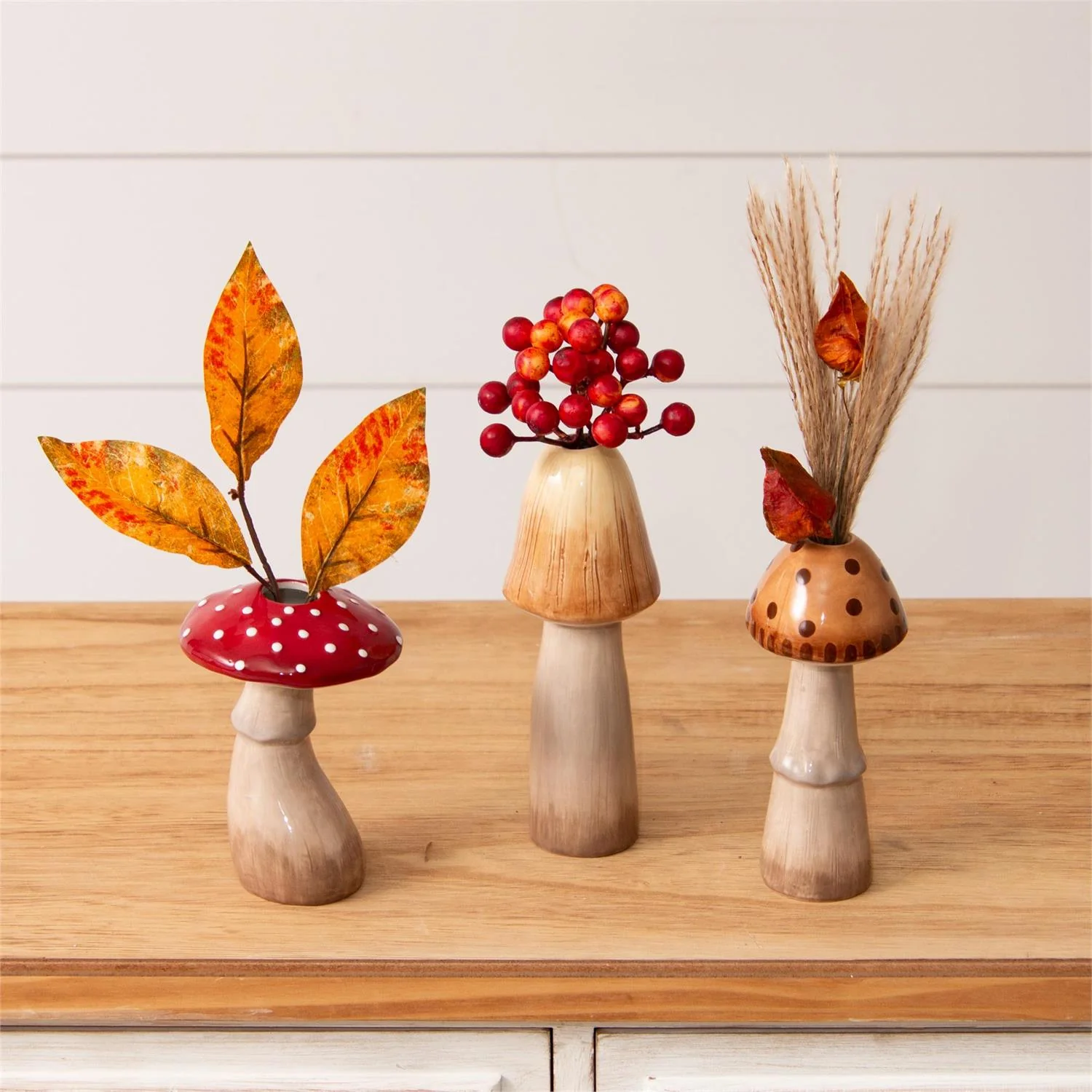 Set of 3 Mushroom Bud Vases - Image 3