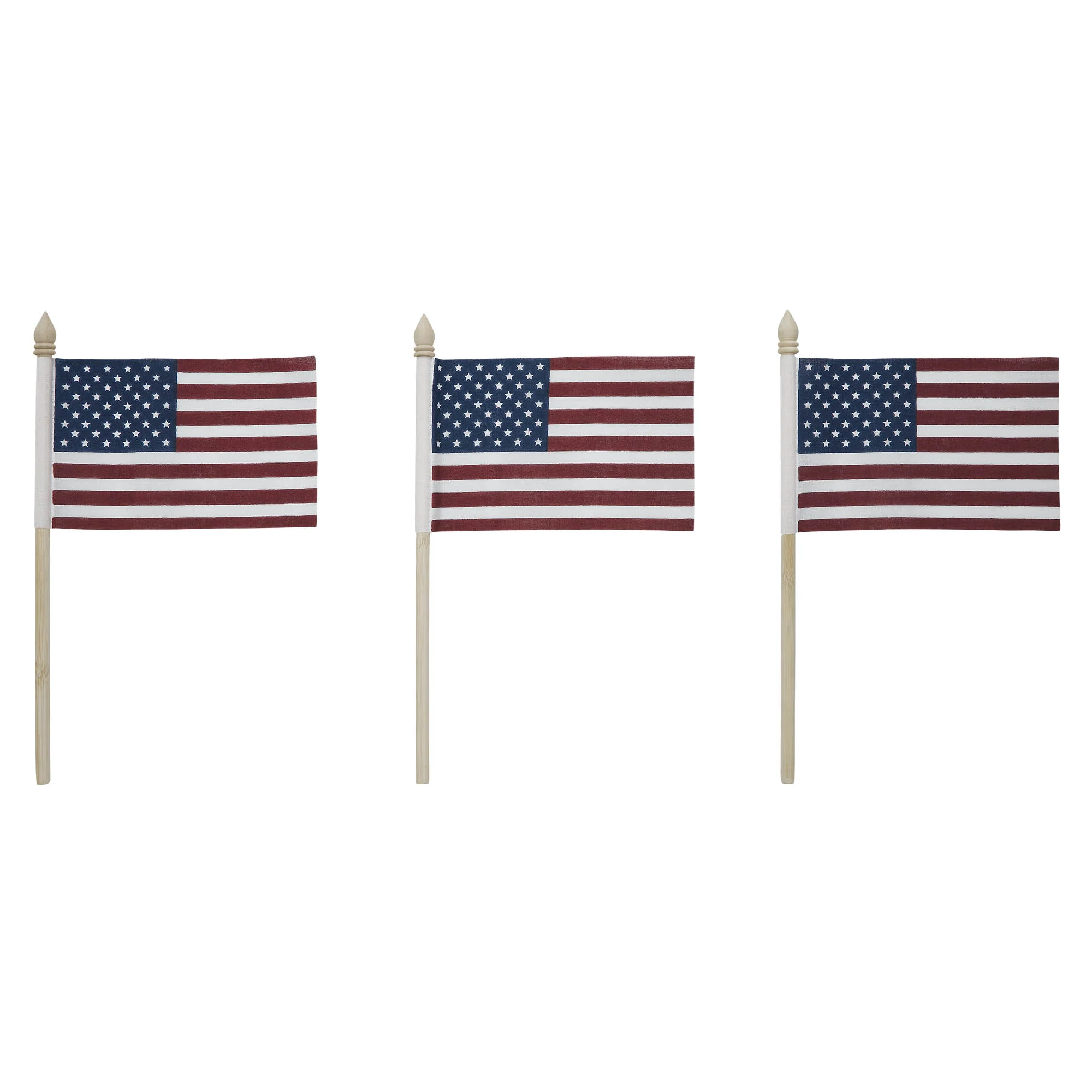 Set of 3 My Country American Flag Picks 10.5" x 6" - Image 2