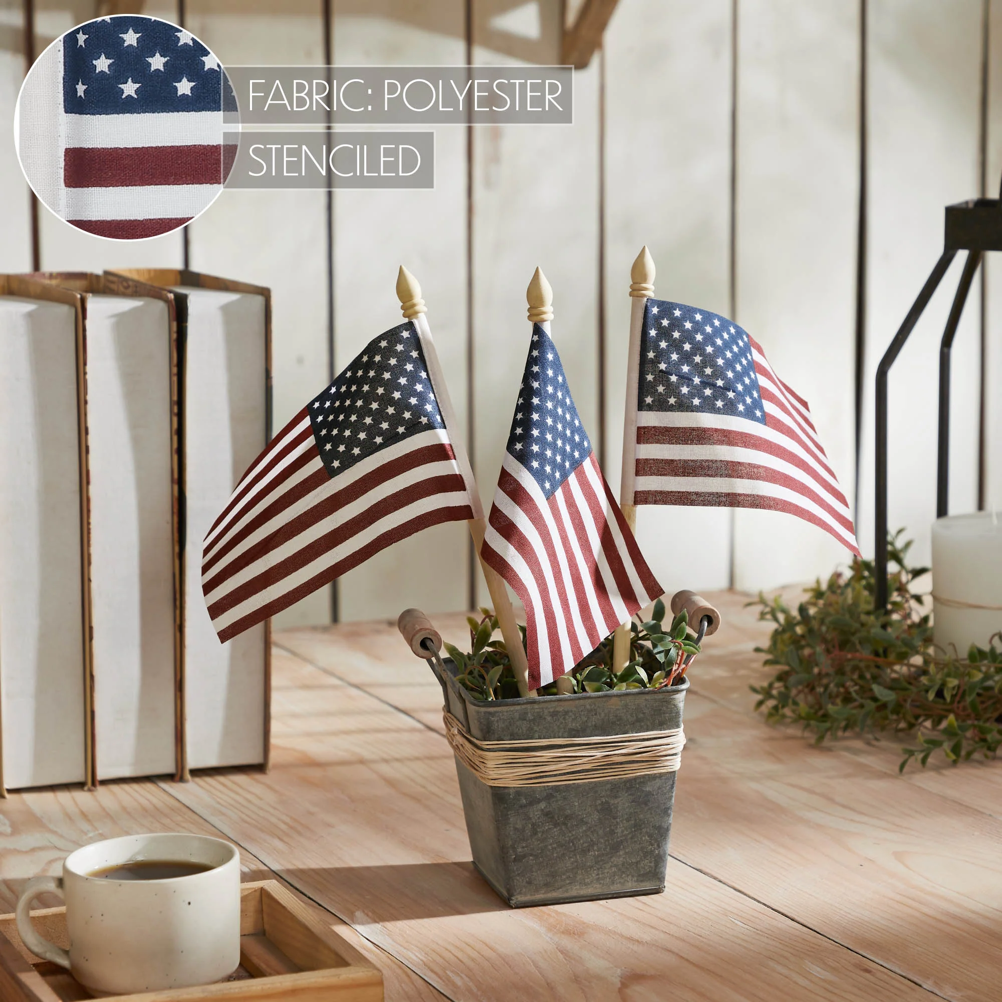 Set of 3 My Country American Flag Picks 10.5" x 6" - Image 5