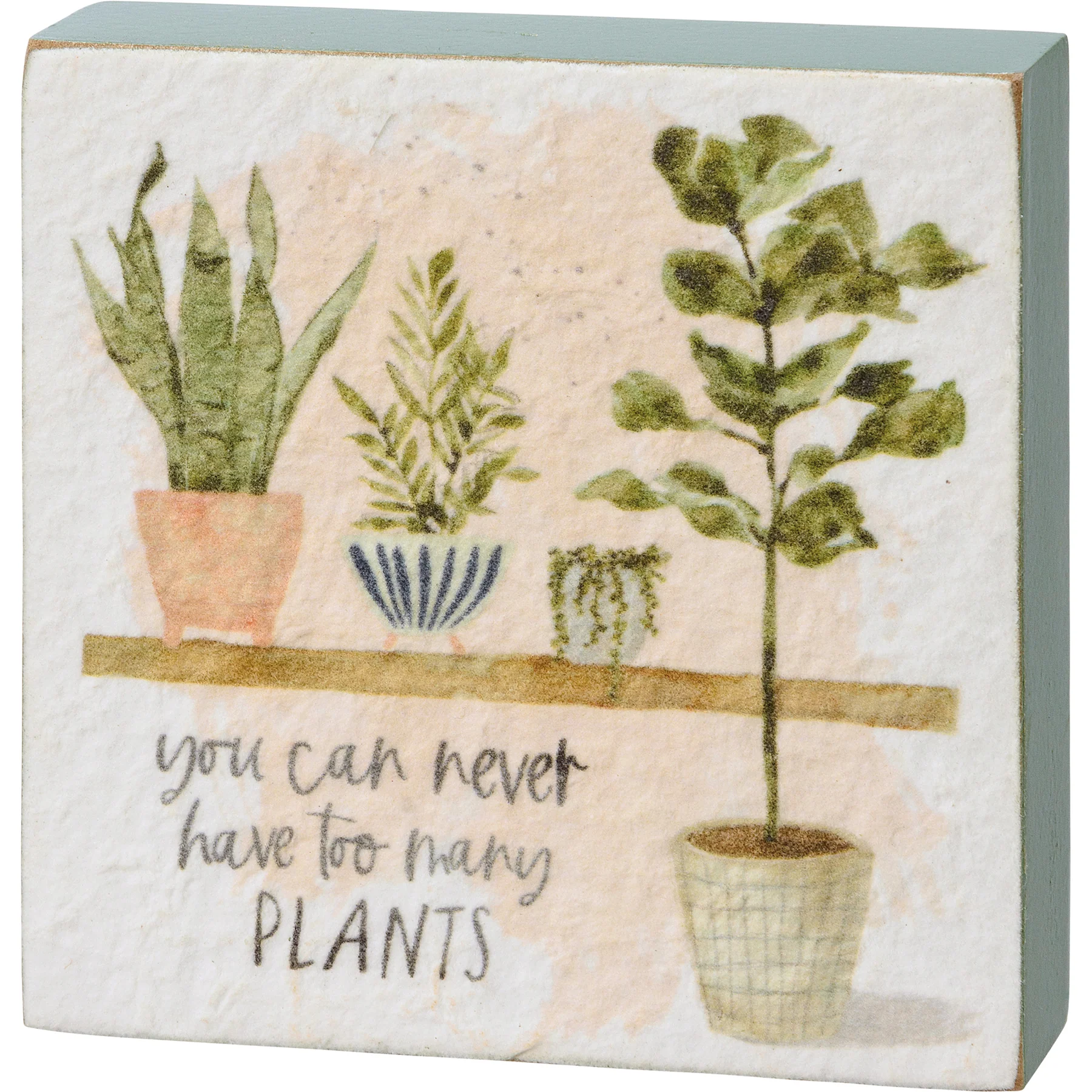 Surprise Me Sale π€ π Set of 3 Plant Life Block Sign Set - Image 4