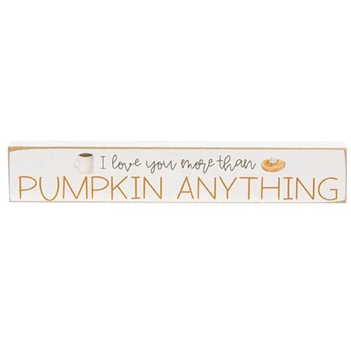 💙 Set of 3 Pumpkin Pie Thanksgiving Mini Stick Tabletop Signs - Image 4
