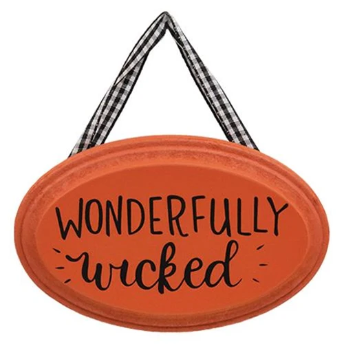 Set of 3 Queen of Halloween Wooden Ornaments - Image 2