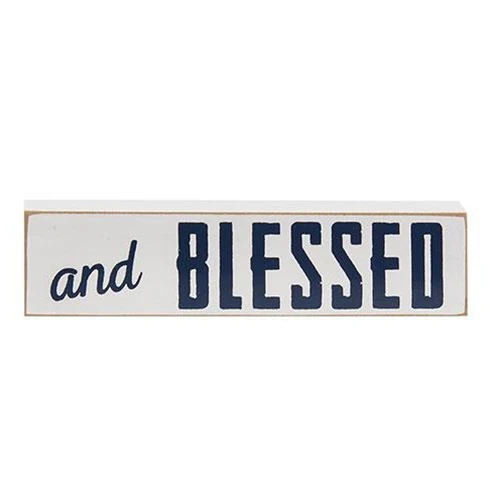 ๐ Set of 3 Red, White and Blessed Mini Blocks - Image 4